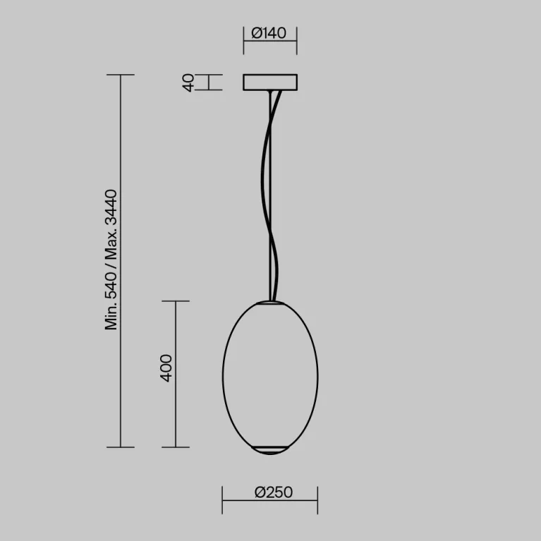 Подвесной светильник Maytoni Bruma MOD397PL-L19CH3K в Нижнем Новгороде