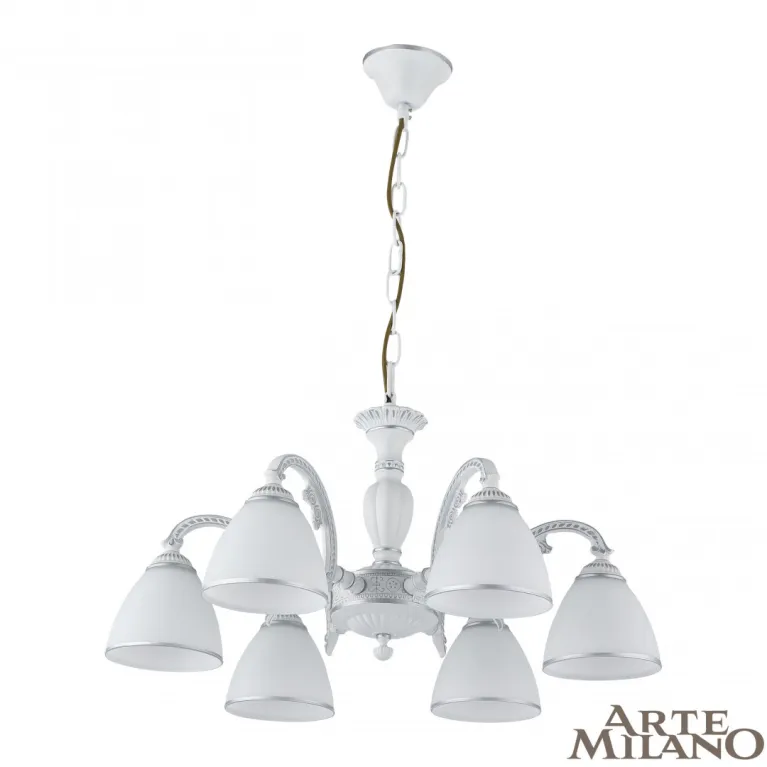 Подвесная люстра Arte Milano 340837/6 WT+SL в Нижнем Новгороде