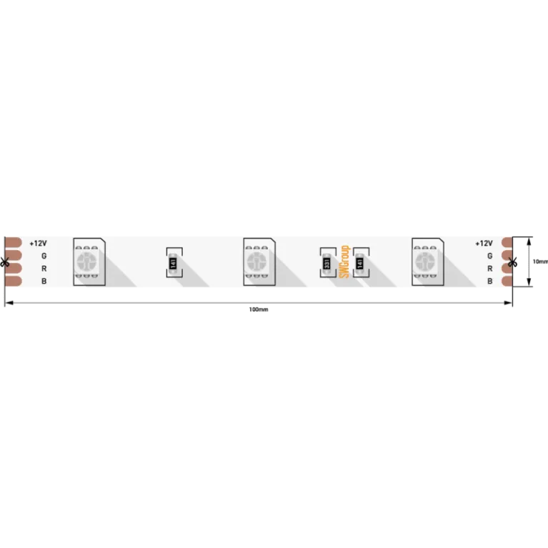 Светодиодная лента SWG SWG530-12-7.2-RGB-M 009258 в Нижнем Новгороде