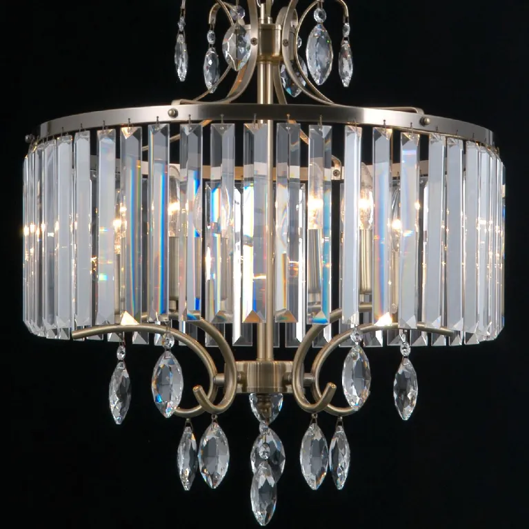 Подвесная люстра Illumico IL3519-5PSQ-24 AB LYRA в Нижнем Новгороде