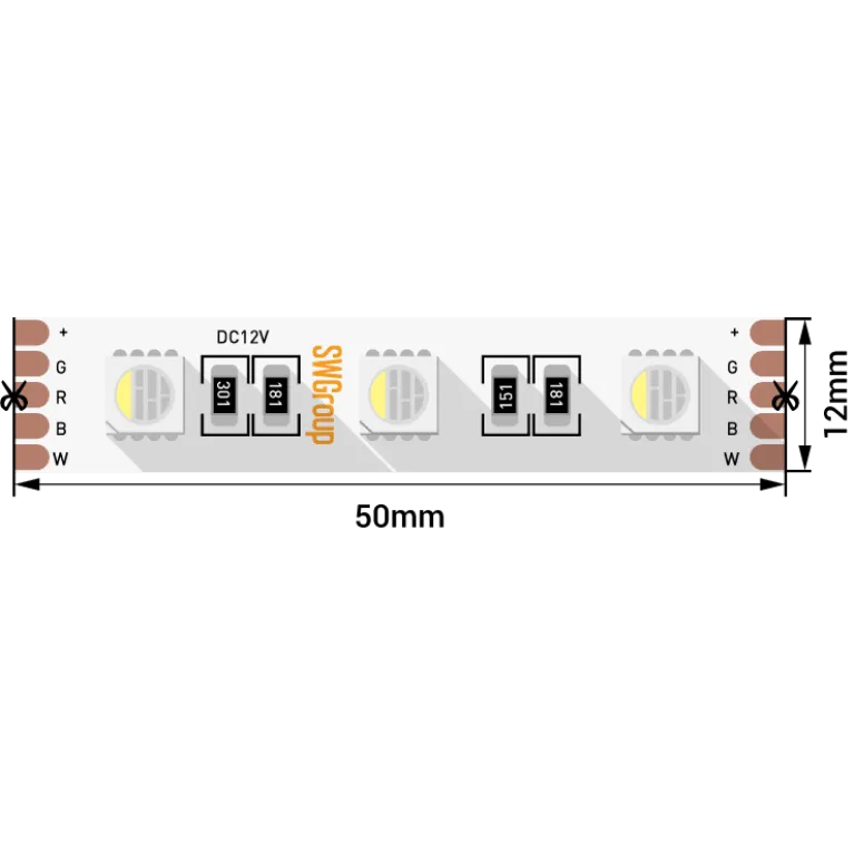 Светодиодная лента SWG SWG560-12-19.2-RGB+W-M 009713 в Нижнем Новгороде
