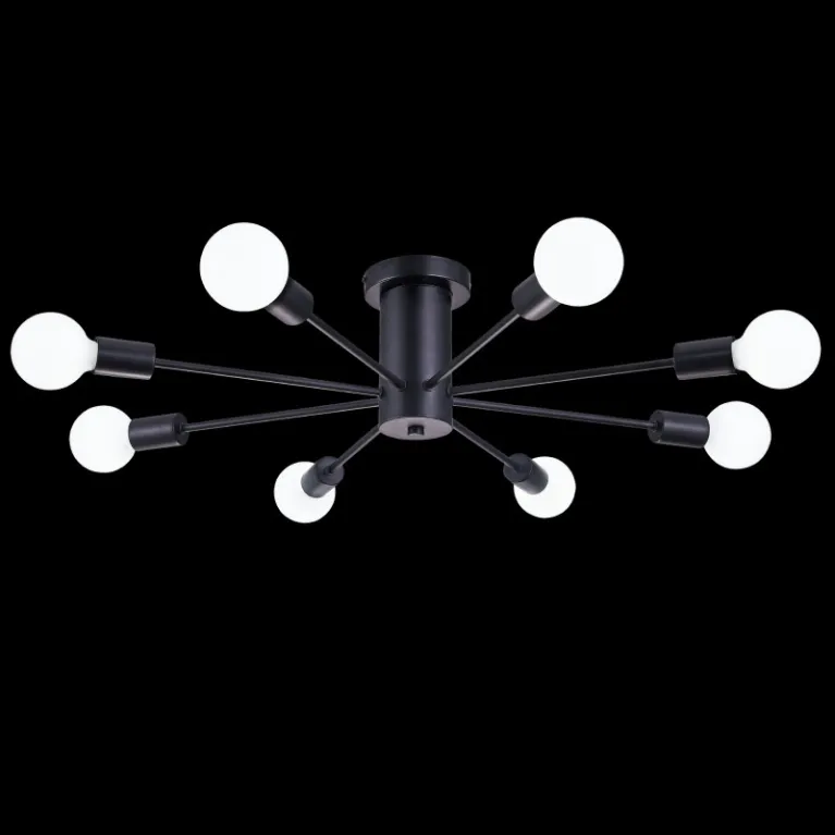 Люстра на штанге Natali Kovaltseva LOFT 75140/8C BLACK в Нижнем Новгороде