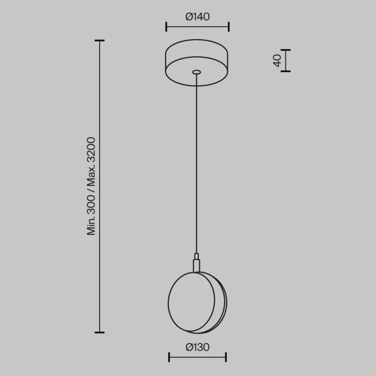 Подвесной светильник Maytoni Mind MOD299PL-L10BC3K в Нижнем Новгороде