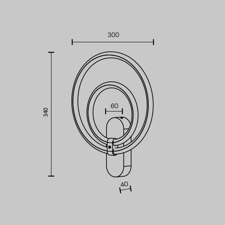Настенный светильник Maytoni Link MOD357WL-L16BS3K в Нижнем Новгороде