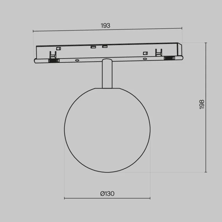 Трековый светодиодный светильник Maytoni Technical Luna TR038-2-5W3K-W в Нижнем Новгороде