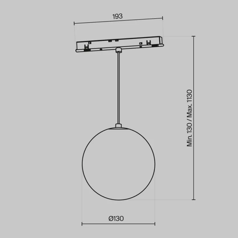 Трековый светодиодный светильник Maytoni Technical Luna TR039-2-5W4K-W в Нижнем Новгороде