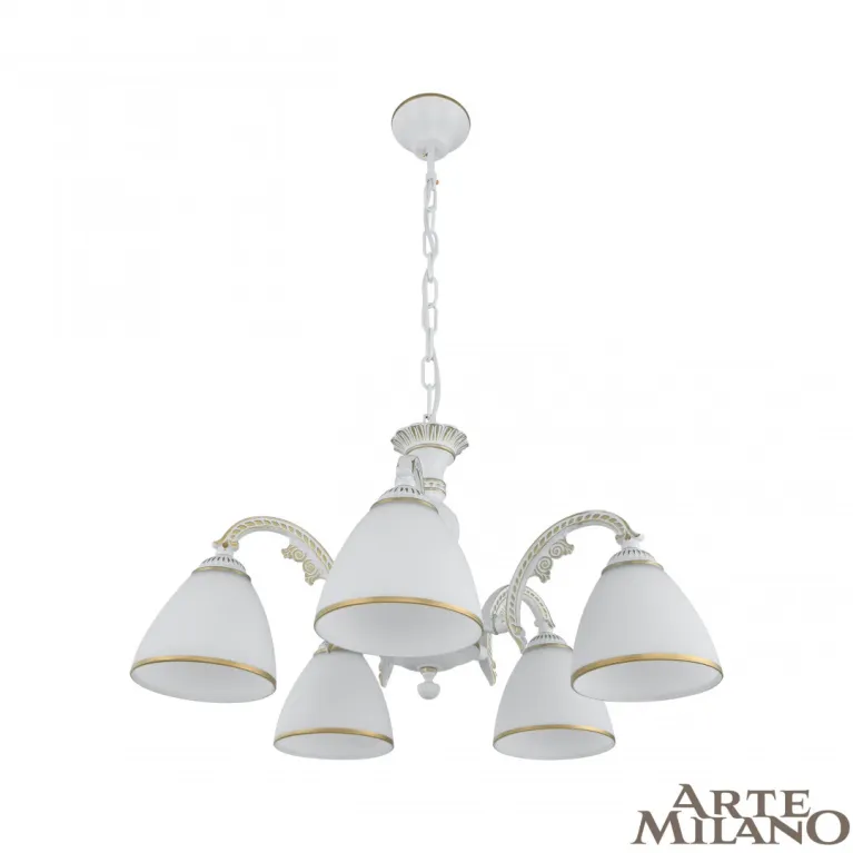 Подвесная люстра Arte Milano 340837/5 WT+G в Нижнем Новгороде