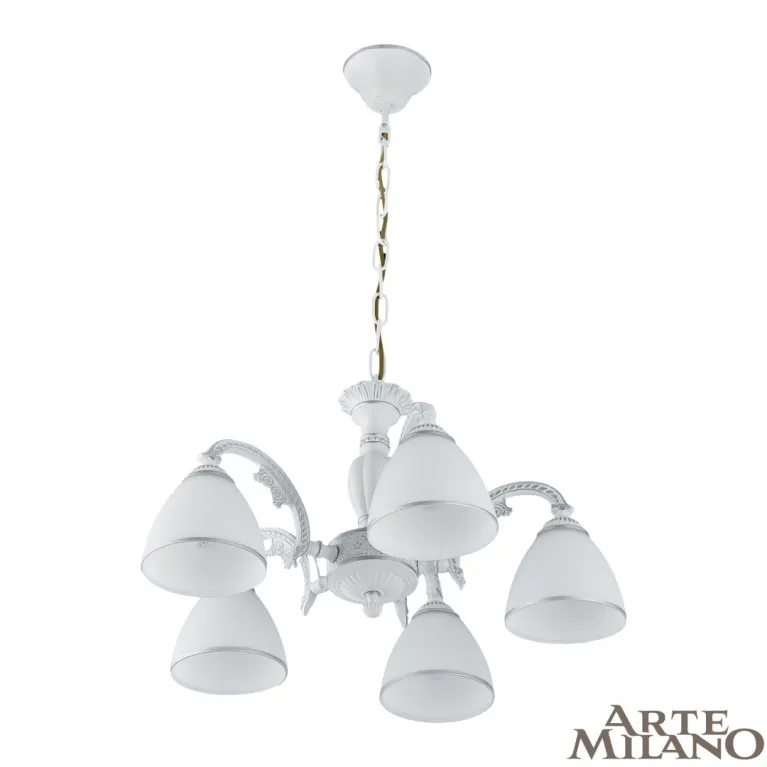 Подвесная люстра Arte Milano 340837/5 WT+SL в Нижнем Новгороде