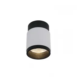 Накладной светильник iLedex Delta 1955-10W-3000K-36 BK+WH