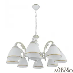 Подвесная люстра Arte Milano 340837/8 WT+G