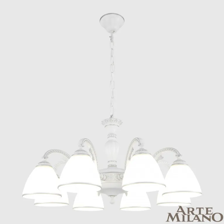 Подвесная люстра Arte Milano 340837/8 WT+SL в Нижнем Новгороде