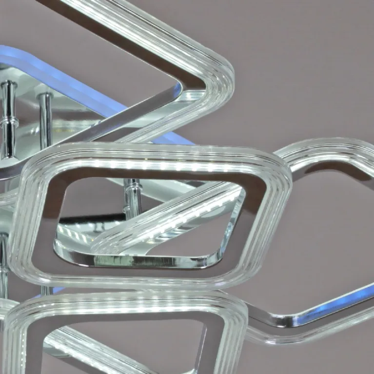 Потолочная люстра Reluce 09826-3.3-4+4C CR (RGB) в Нижнем Новгороде