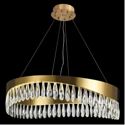 Подвесная люстра Natali Kovaltseva LED LAMPS 81356 GOLD SATIN