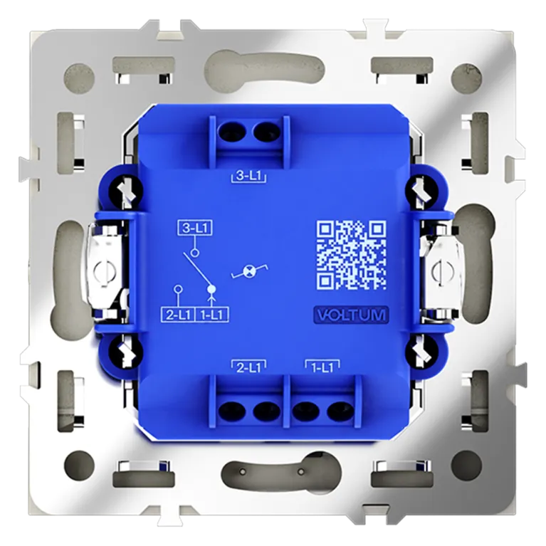 Проходной переключатель одноклавишный с подсветкой Voltum S70 VLS010405 в Нижнем Новгороде