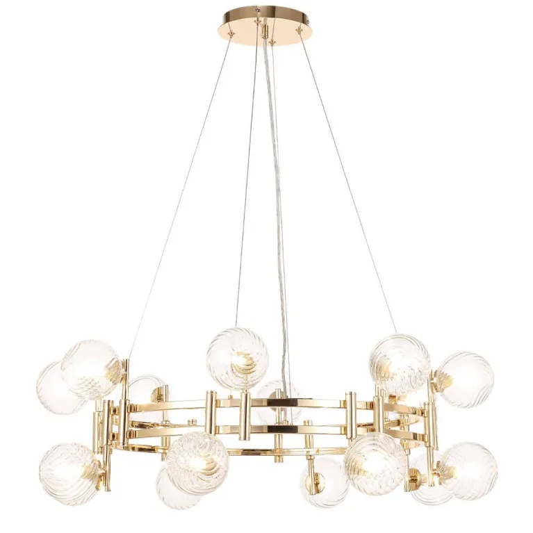 Подвесная люстра Crystal Lux Luxury SP16 Gold в Нижнем Новгороде