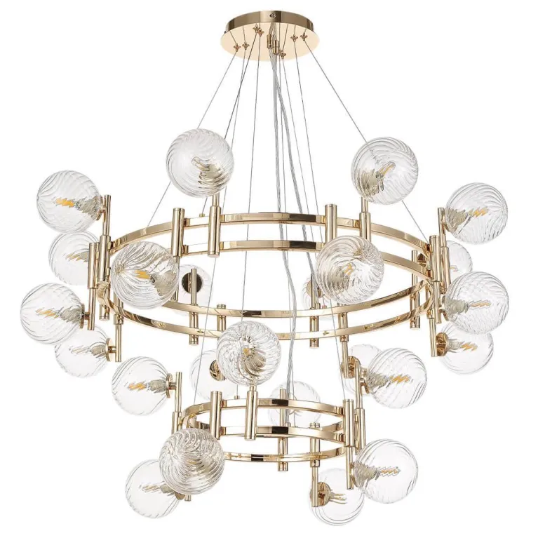 Подвесная люстра Crystal Lux Luxury SP16+8 Gold в Нижнем Новгороде