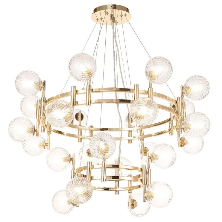 Подвесная люстра Crystal Lux Luxury SP16+8 Gold в Нижнем Новгороде
