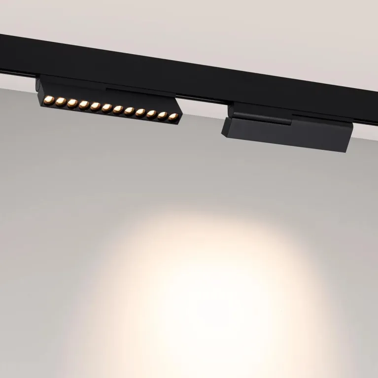Трековый светодиодный светильник Arlight MAG-ORIENT-DOTS-FOLD-S230-12W Day4000-MIX (BK, 30 deg, 48V, в Нижнем Новгороде