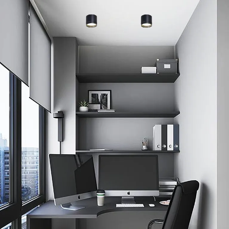 Накладной светильник Reluce 53007-9.5-001LD GX53 BK в Нижнем Новгороде