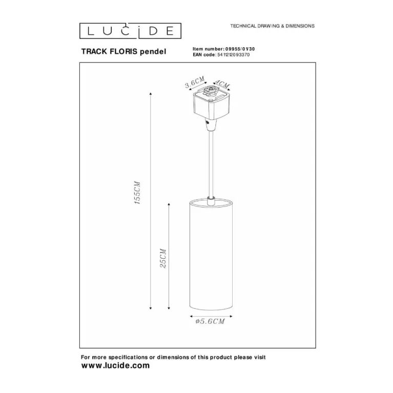 Трековый светильник Lucide FLORIS 09955/01/30 в Нижнем Новгороде