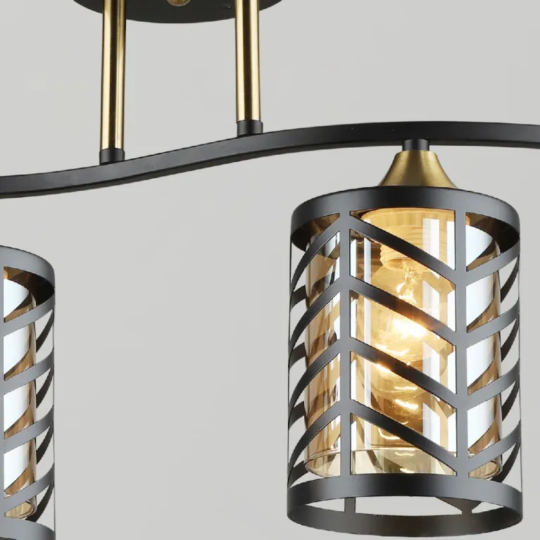 Потолочная люстра Reluce 05943-0.3-04 BK+COP в Нижнем Новгороде