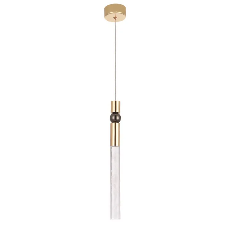 Подвесной светодиодный светильник Crystal Lux Cielo SP5W Led Gold в Нижнем Новгороде