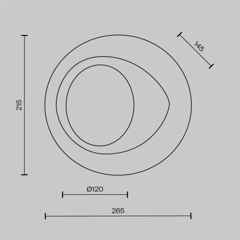 Настенный светильник Maytoni Lulua MOD435WL-01W в Нижнем Новгороде