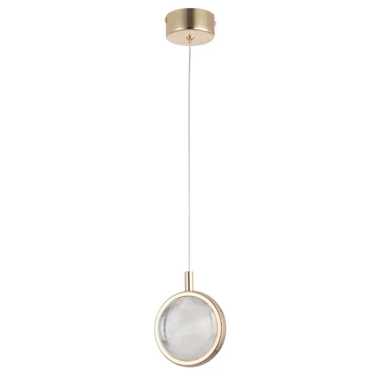 Подвесной светодиодный светильник Crystal Lux Cielo SP6W Led Gold в Нижнем Новгороде