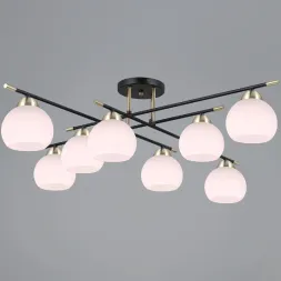 Потолочная люстра Illumico IL0446-8CSQ-24 BK AB LIBRA