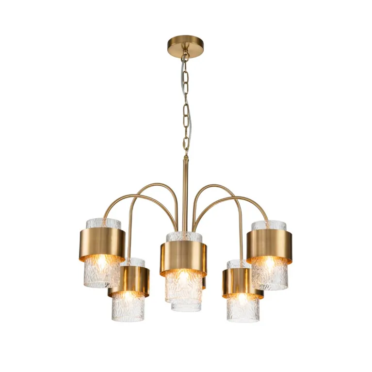 Подвесная люстра Indigo ELEGANZA 12019/A/6P Brass V000322 в Нижнем Новгороде