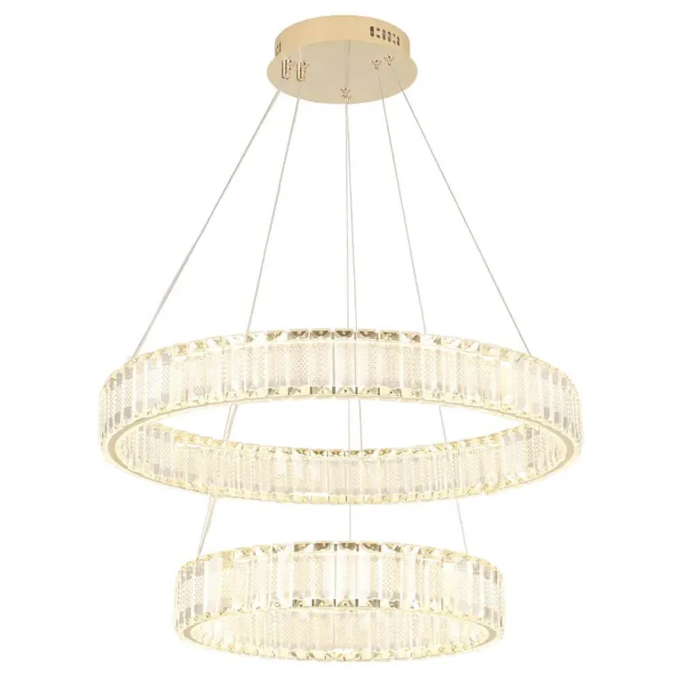 Подвесной светодиодный светильник Crystal Lux Musika SP100W Led Gold в Нижнем Новгороде