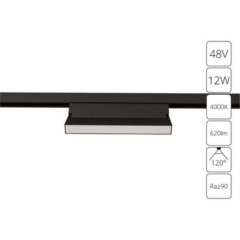 Трековый светодиодный светильник Arte Lamp Linea A4669PL-1BK в Нижнем Новгороде