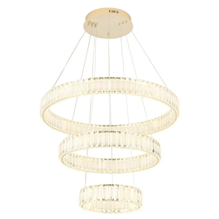 Подвесной светодиодный светильник Crystal Lux Musika SP150W Led Gold в Нижнем Новгороде