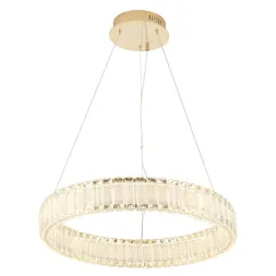 Подвесной светодиодный светильник Crystal Lux Musika SP50W Led Gold