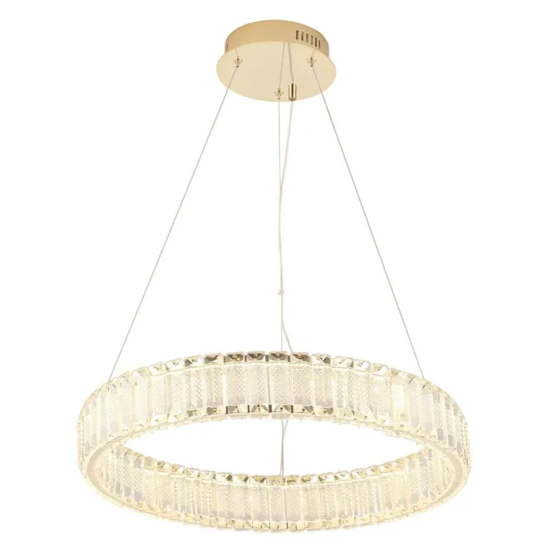 Подвесной светодиодный светильник Crystal Lux Musika SP50W Led Gold в Нижнем Новгороде