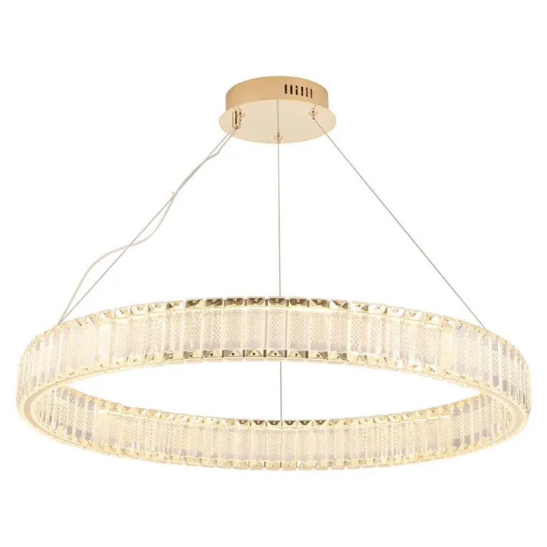 Подвесной светодиодный светильник Crystal Lux Musika SP70W Led Gold в Нижнем Новгороде