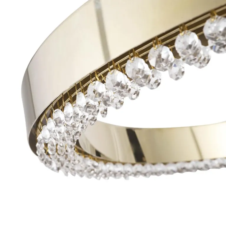 Подвесной светодиодный светильник Crystal Lux Saturn SP120W Led Gold в Нижнем Новгороде