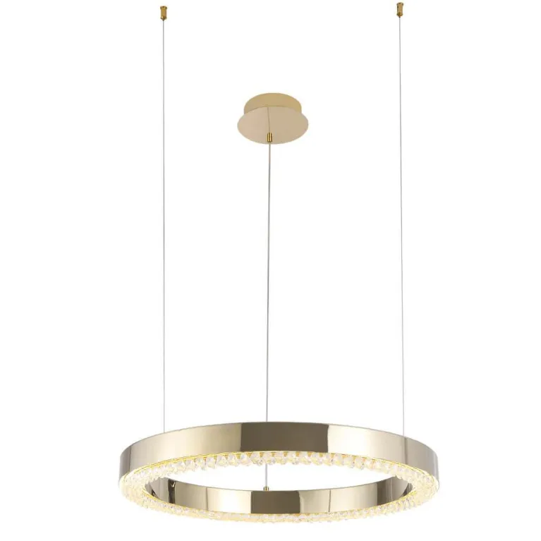 Подвесной светодиодный светильник Crystal Lux Saturn SP30W Led Gold в Нижнем Новгороде