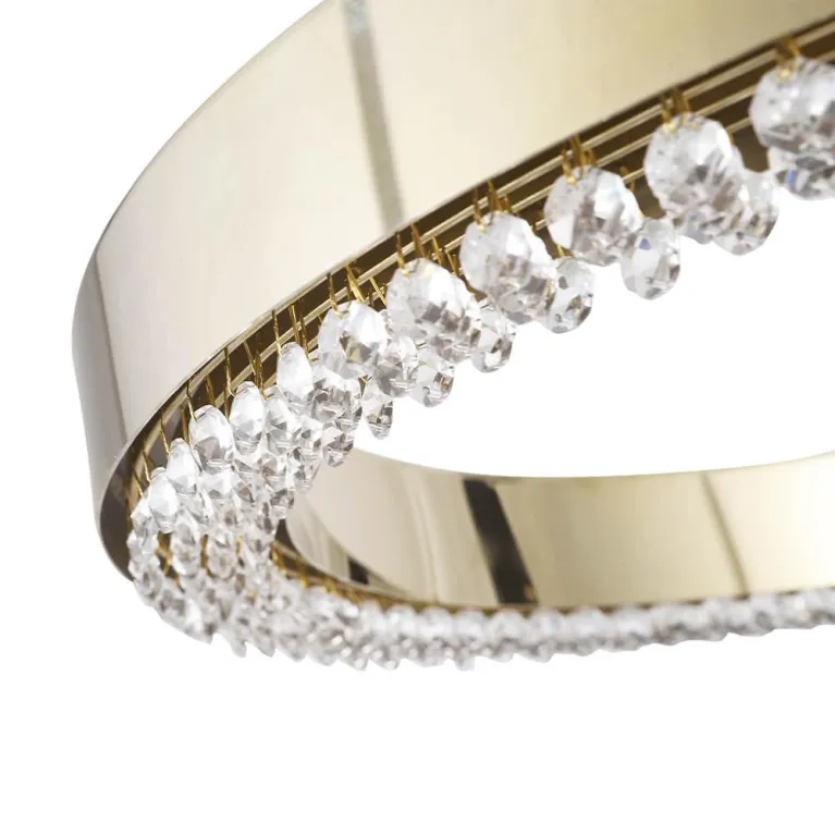 Подвесной светодиодный светильник Crystal Lux Saturn SP30W Led Gold в Нижнем Новгороде
