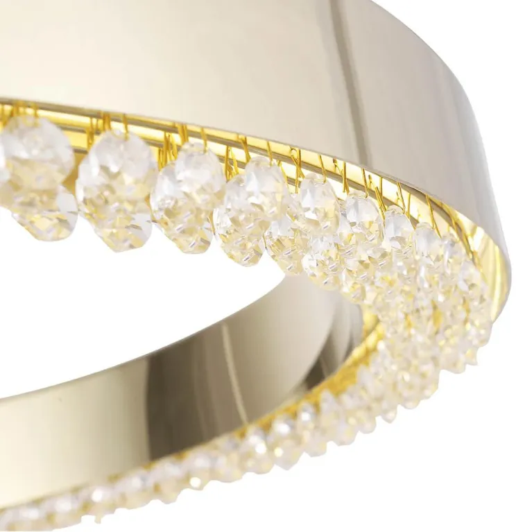 Подвесной светодиодный светильник Crystal Lux Saturn SP90W Led Gold в Нижнем Новгороде