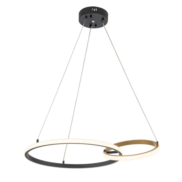 Подвесной светодиодный светильник Escada Relation 10230/2LED Black/Gold в Нижнем Новгороде