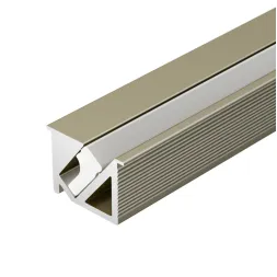 Алюминиевый профиль Arlight SL-BEVEL-H10-F14-2000 ANOD OLIVE GREY 038200