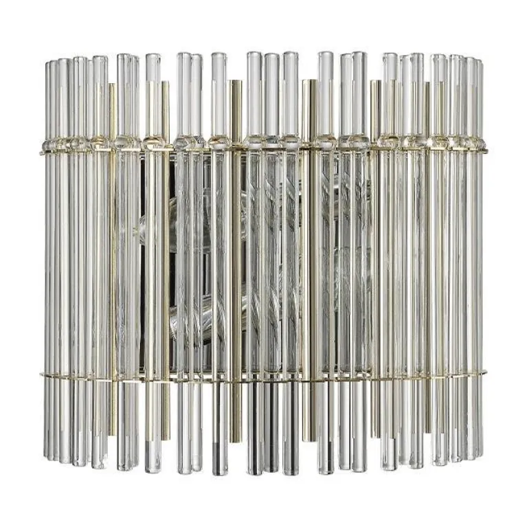 Настенный светильник Crystal Lux Aurelio AP2 Gold+Chrome/Transparent в Нижнем Новгороде