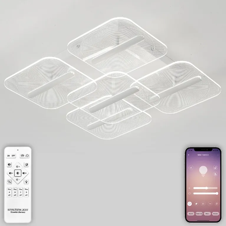 Потолочная светодиодная люстра Natali Kovaltseva LED LIGHT LED LAMPS 81383 в Нижнем Новгороде