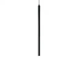 Подвесной светодиодный светильник Ideal Lux Ultrathin D040 Round Nero