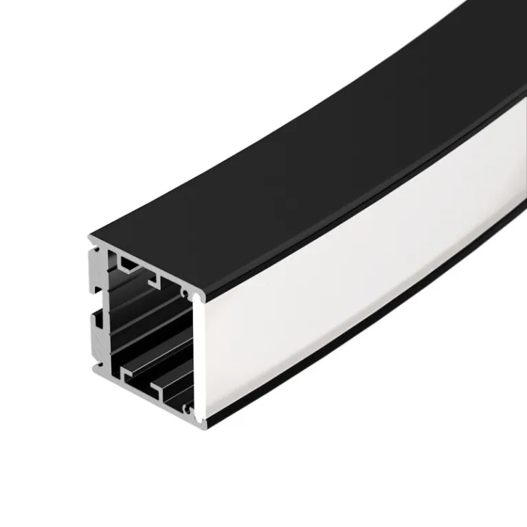 Алюминиевый профиль Arlight SL-ARC-3535-D320-W90 BLACK (260мм, дуга 1 из 4) 032678 в Нижнем Новгороде