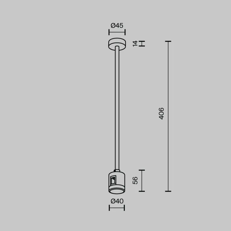 Крепление потолочное с прямым коннектором питания Maytoni Flarity TRA158C-IPCL1-PT в Нижнем Новгороде
