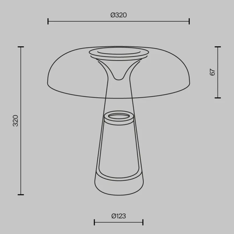 Настольная лампа Maytoni Artefact MOD484TL-L8BK в Нижнем Новгороде