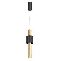Подвесной светодиодный светильник Lumien Hall Барлетта LH4095/1P-GD-SBK
