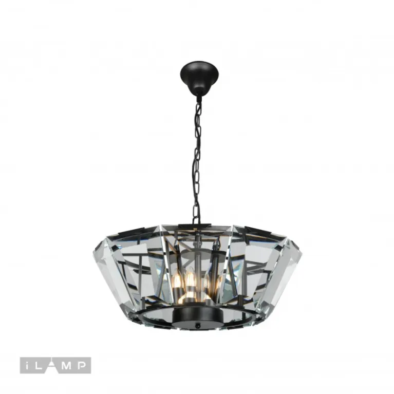 Подвесная люстра iLamp Panorama 6107-600 BK в Нижнем Новгороде